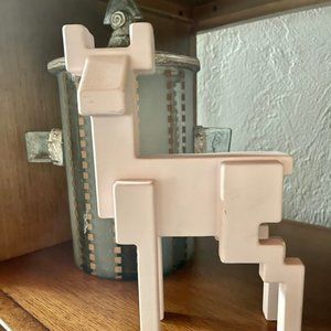 MONIKA MULDER Pink Renideer Deer Sculpture IKEA Exclusive, Very Rare, Pixel